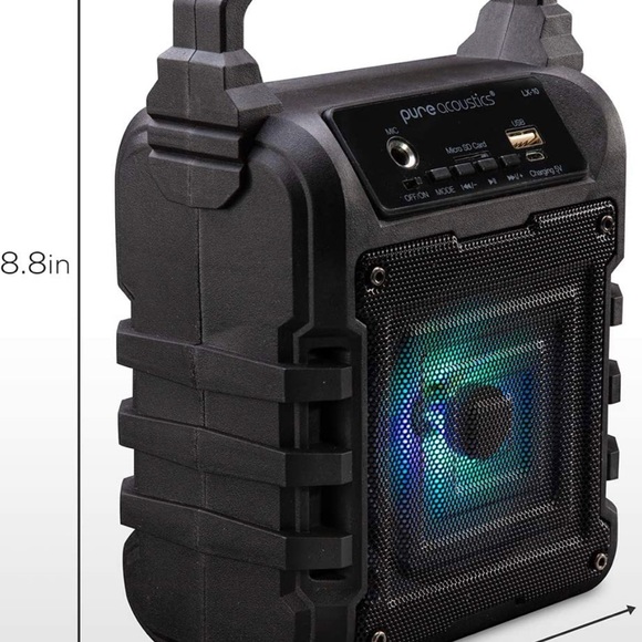 New 🎼  Pure Acoustics Portable Bluetooth Music Companion. - Picture 3 of 5